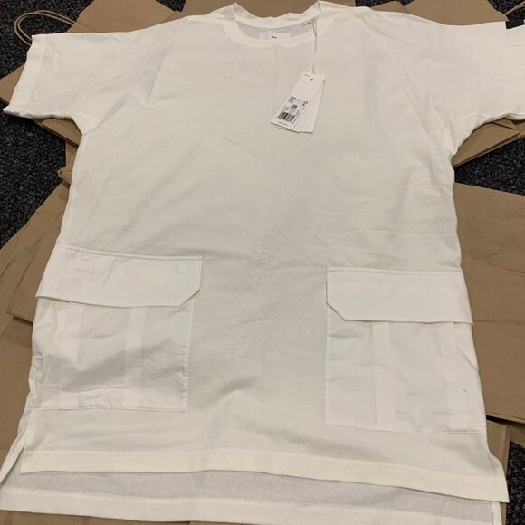 Y-3 Crepe Jersey Short Sleeve Pocket Tee Unisex XS Oversize - Picture 3 of 16